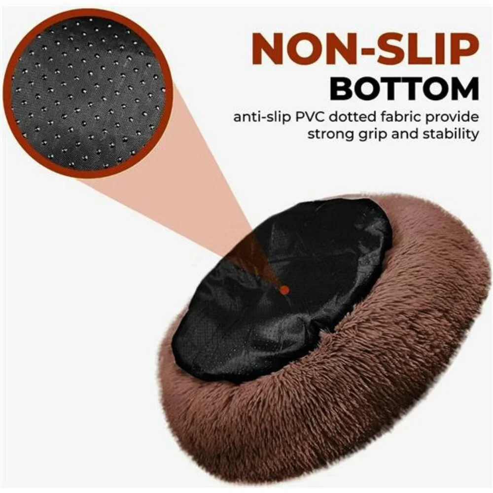 Whiskers & Friends Cat Bed, Cat Beds for Indoor Cats Washable, Orthopedic Soft